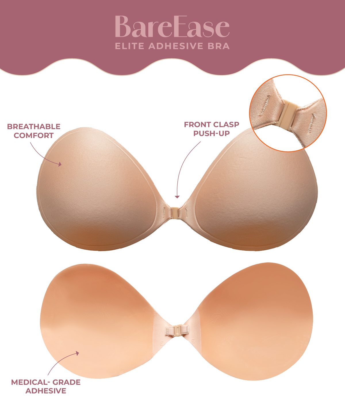 Stick On Bra - BareEase
