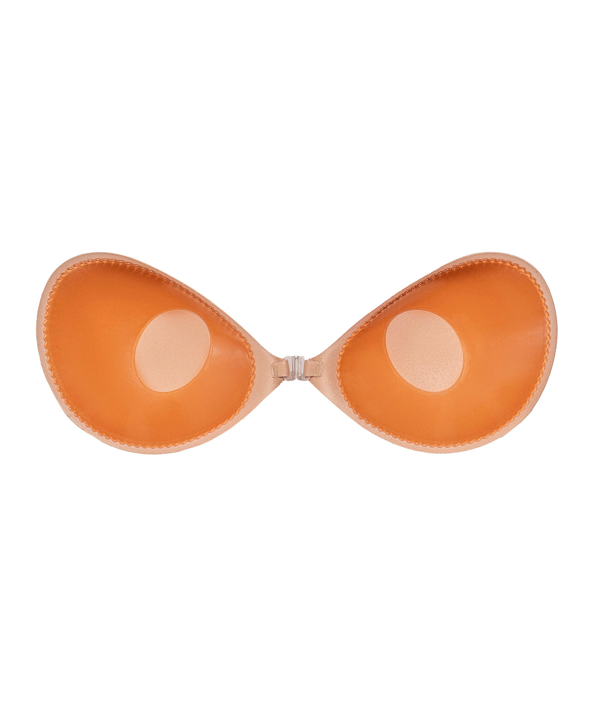 Back view of Nippetals BareEase, highlighting the adhesive coverage for a secure fit, with the exception of the nipple area