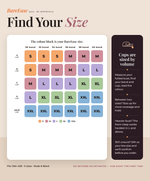 Bareease Sizechart
