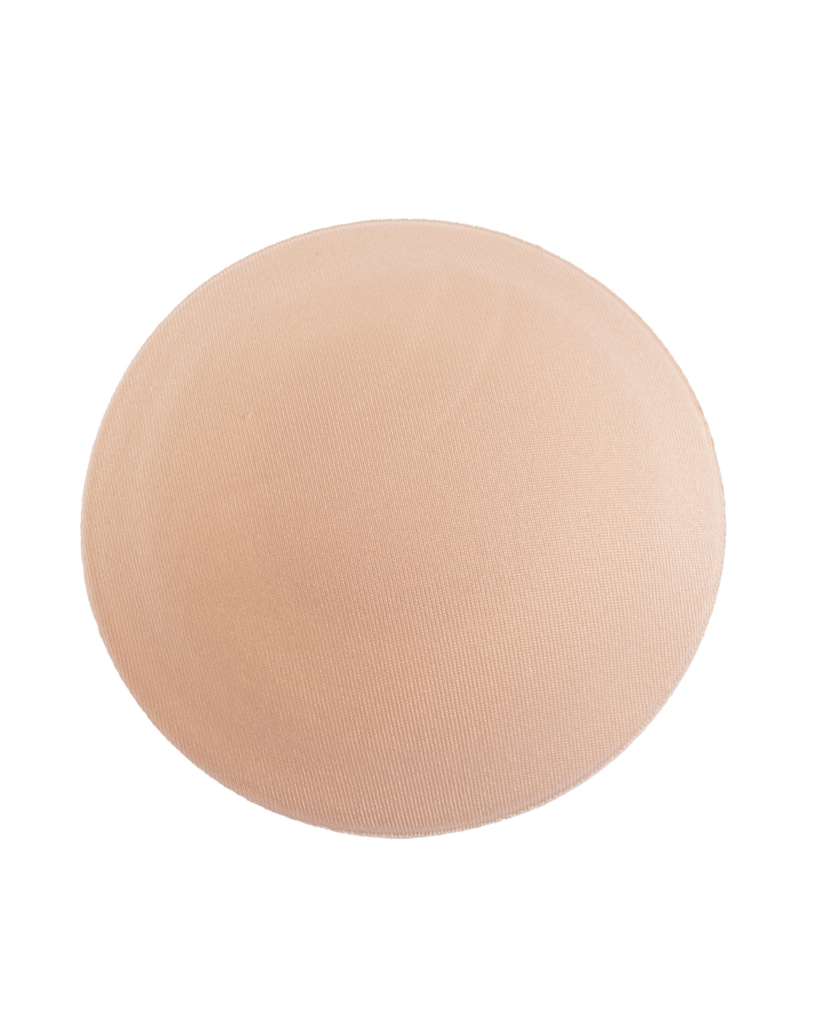 Front view of Nippetals fabric nipple cover, showcasing its sleek design and soft, hypoallergenic texture